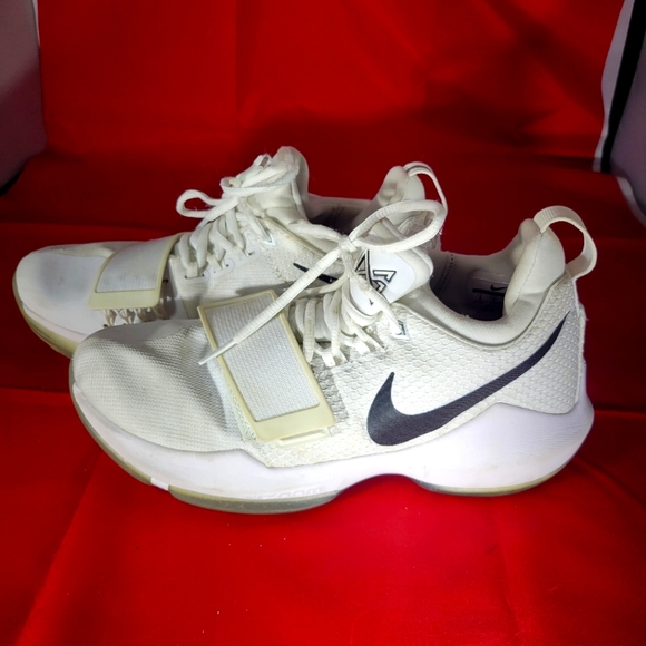 Nike Shoes - Nike PG 1 ‘Chrome’ White Basketball Shoe Size 8 878627-100